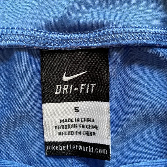 Nike Girls 3pcs Matching Set | Pink and Blue T-shirt, Skort & 3/4 Legging Size:6 - Picture 5 of 7